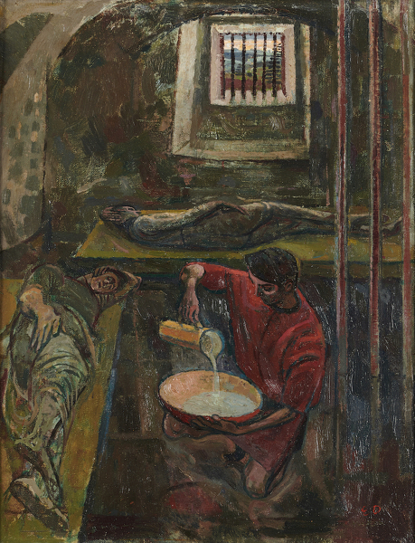 Artist Evelyn Dunbar (1906-1960): Joseph in Prison, 1949-50